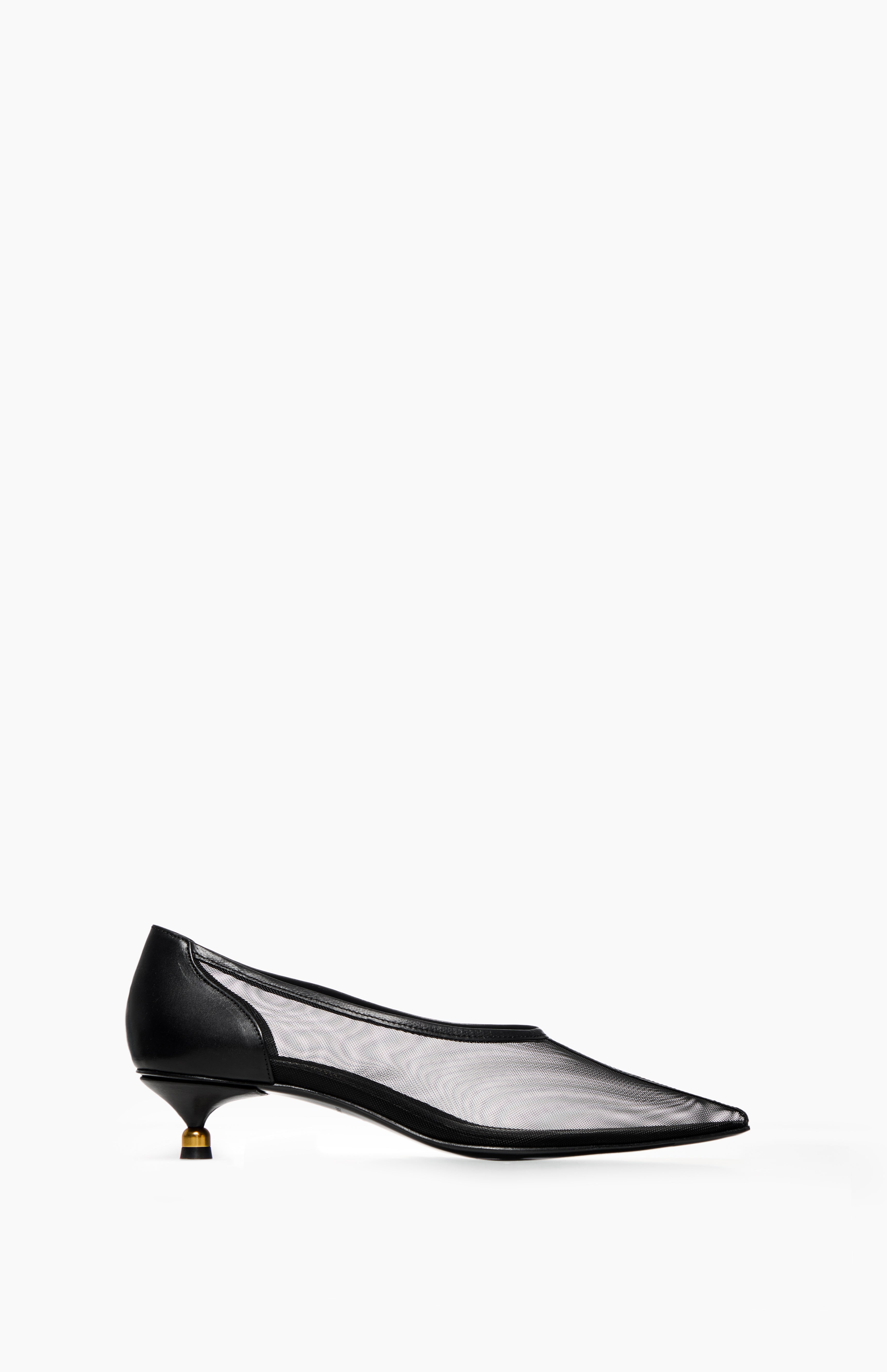Eleganckie czółenka DIANA TRANSPARENT BLACK 40 - Vanda Novak