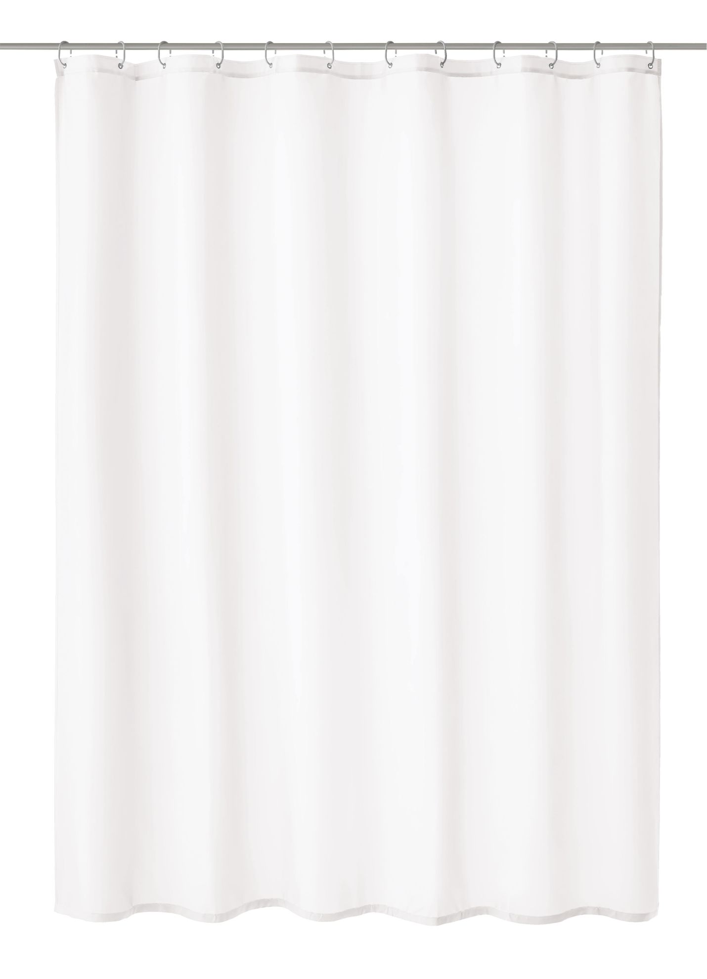 Kleine Wolke Caravelle zasłona prysznicowa 240x180 cm tekstylna biały 0308100352