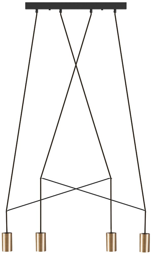 Nowodvorski Lighting Imbria lampa wisząca 4x35W mosiądz 7957