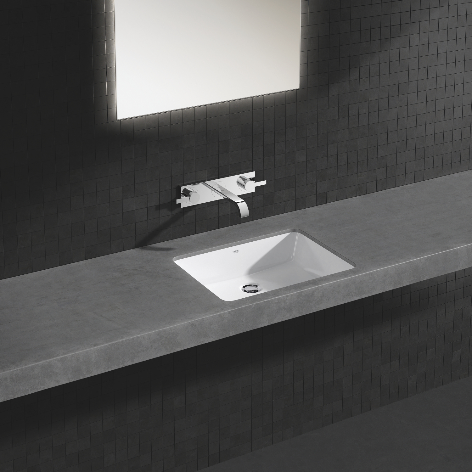 Grohe Cube Ceramic umywalka 49,2x37 cm podblatowa PureGuard biała 3948000H