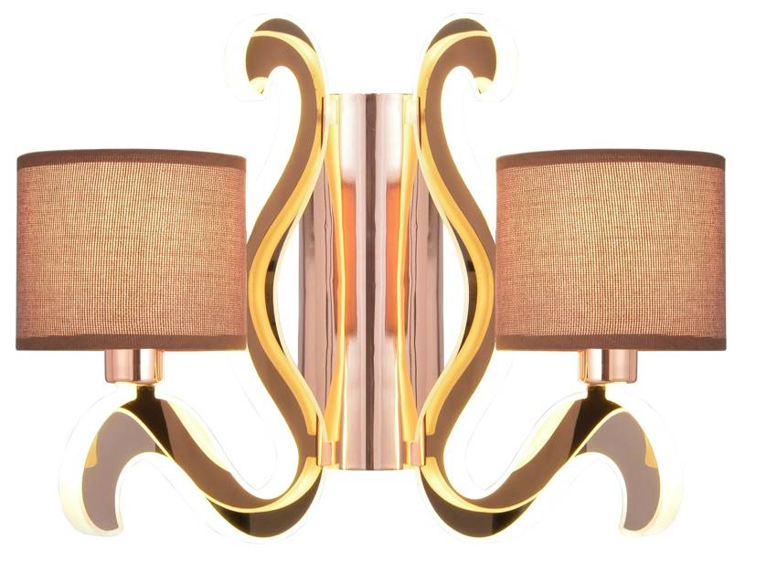 Candellux Ambrosia kinkiet 2x40 W miedź 22-33529