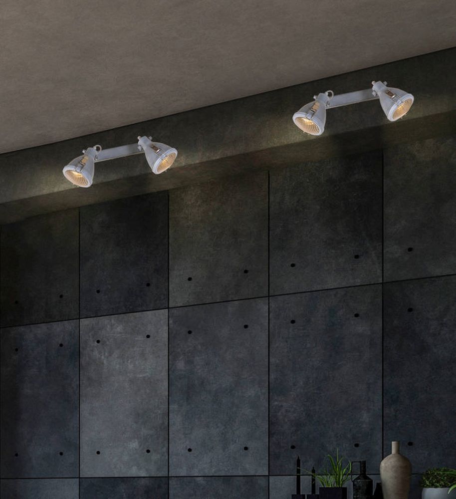 Candellux Crodo lampa podsufitowa 2x40W szary 92-71118