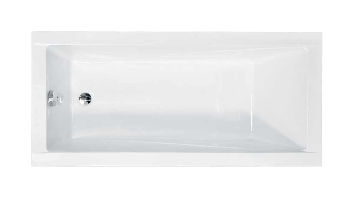 Besco Modern wanna prostokątna 160x70 cm biała #WAM-160-MO - Wysyłka w 24h