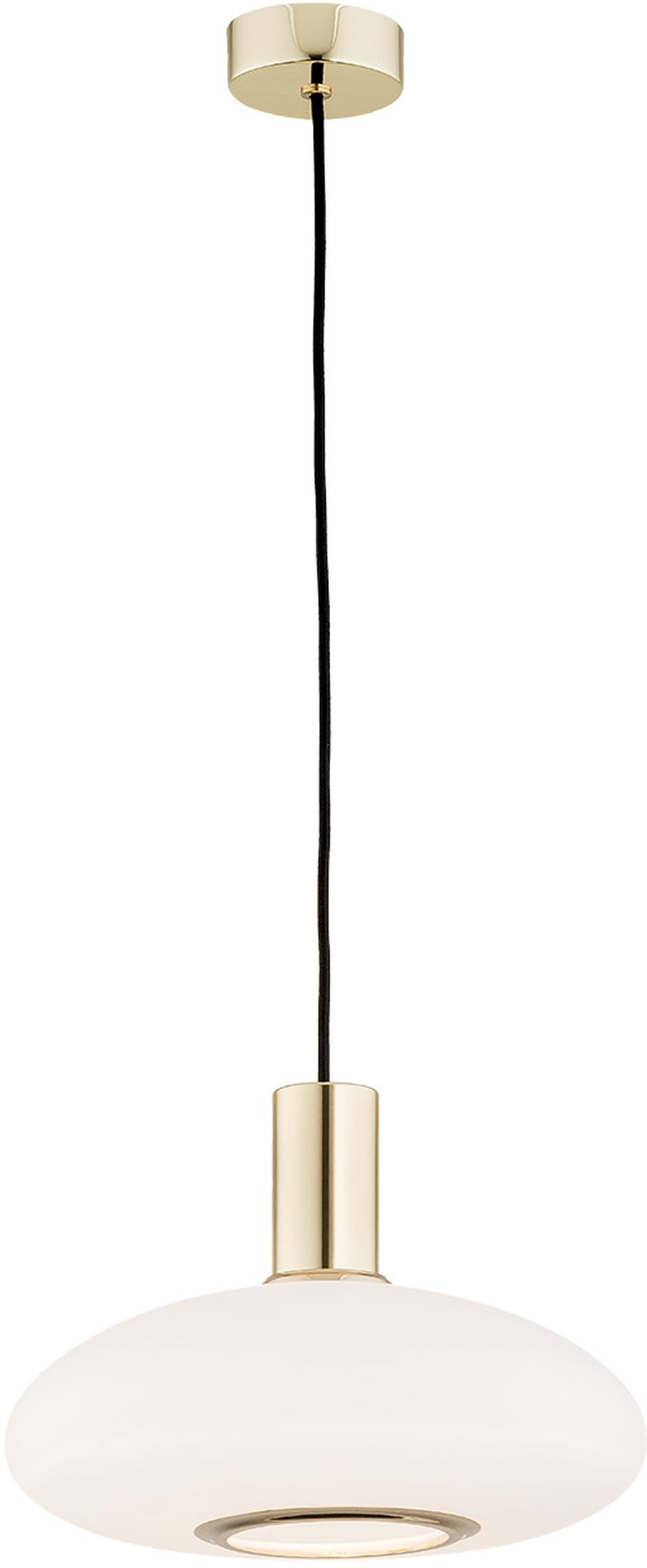 Argon Sagunto lampa wisząca 1x15W opal mat/mosiądz 4358