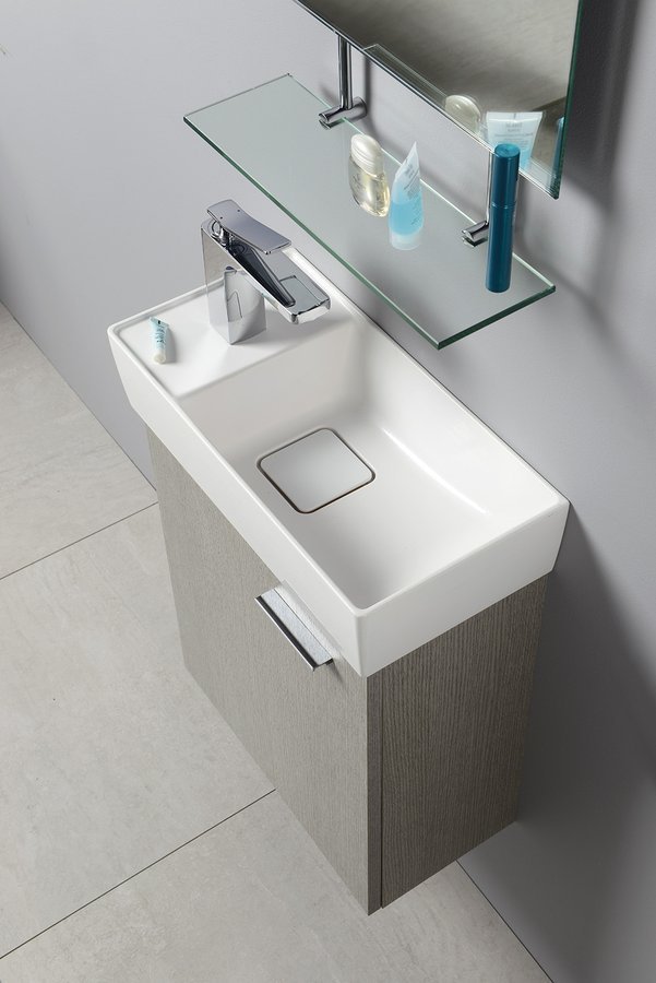 Sapho Latus IX szafka 44 cm podumywalkowa wisząca dąb srebrny LT090-1111