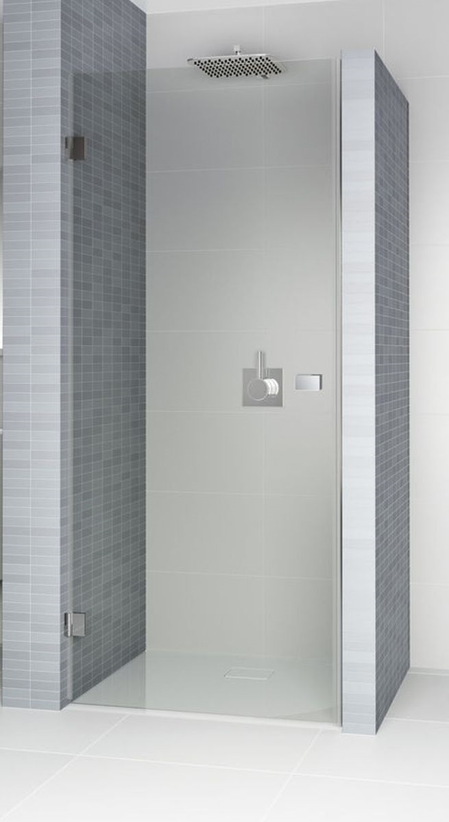 Riho Scandic NXT X101 drzwi prysznicowe 100 cm wnękowe lewe chrom błyszczący/szkło przezroczyste G001007120