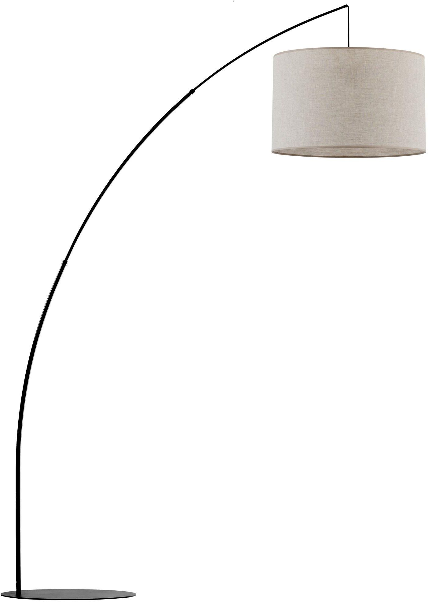 TK Lighting Moby lampa stojąca 1x15W beżowa/czarna 5486