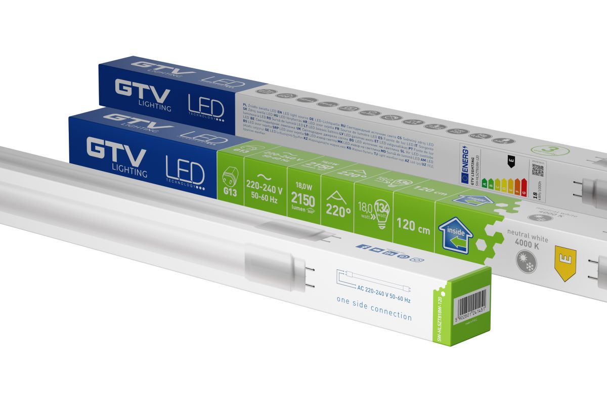 GTV świetlówka 1x18 W G13 SW-HLSZT818W-120