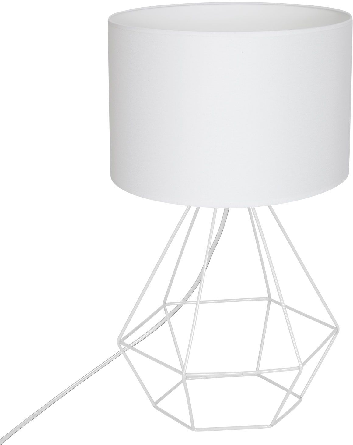 Luminex Alma lampa stołowa 1x60W biała 8965