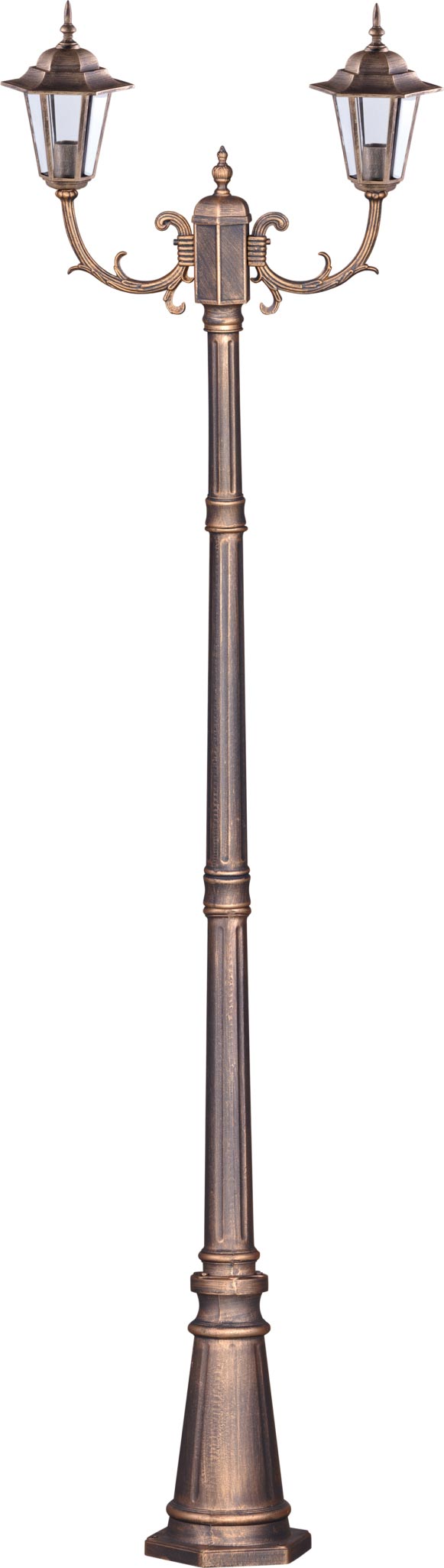 Kaja Standard lampa stojąca zewnętrzna 2x60W czarna K-7064A2/2CZARNY/ZŁOTY