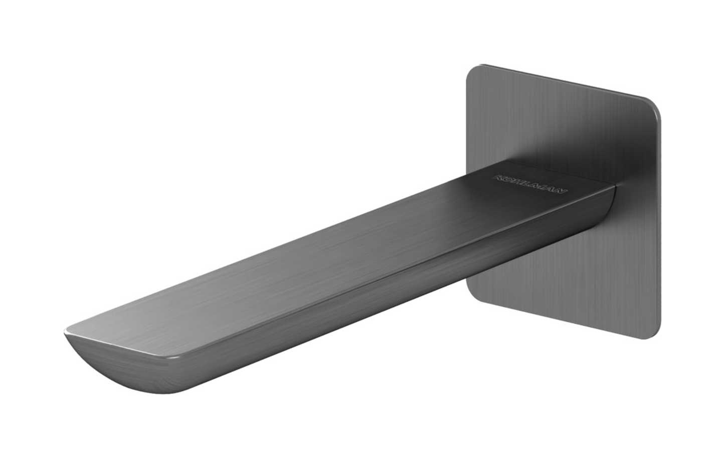 Kohlman Experience Gray wylewka do baterii 20 cm szczotkowany grafit QW230EG