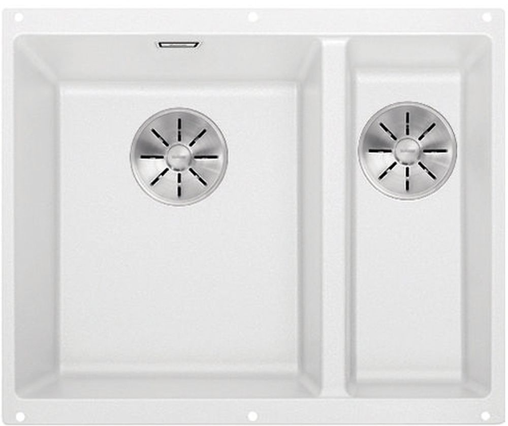 Blanco Subline 340/160-U zlewozmywak granitowy 55,5x46 cm lewy Silgranit biały 523552