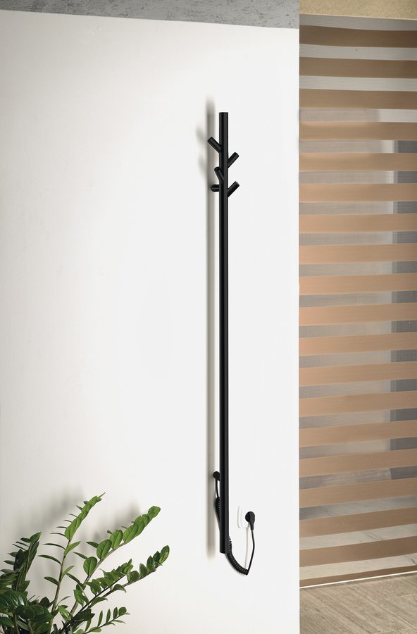Sapho Pasador grzejnik elektryczny 15x150 cm czarny mat ER175BV - Wysyłka w 24h