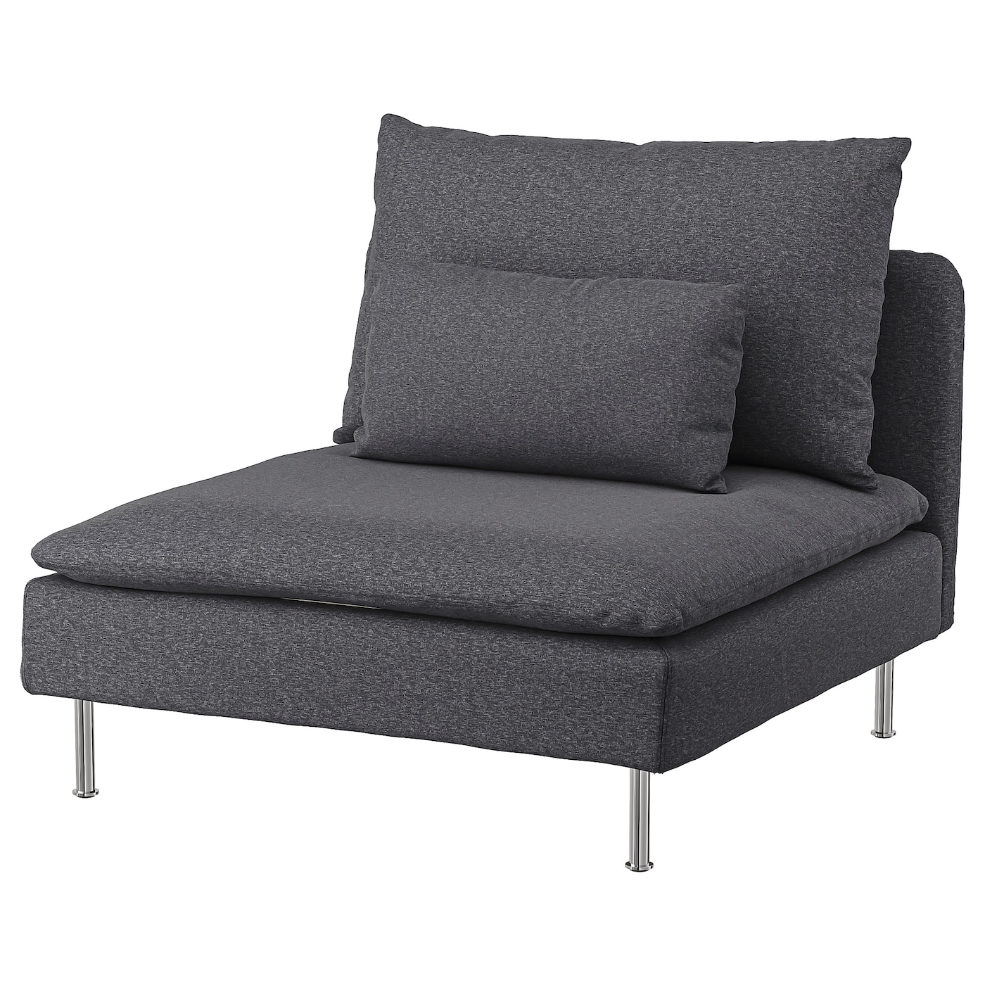 IKEA SÖDERHAMN sekcja 1-osobowa, Gunnared średnioszary, Szerokość: 93 cm