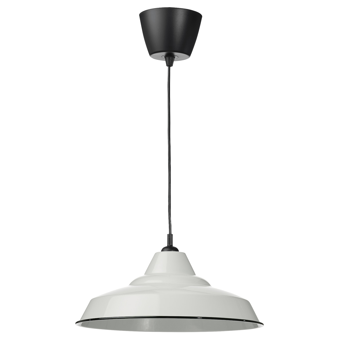 IKEA TRETTIOEN lampa wisząca, biały, 38 cm
