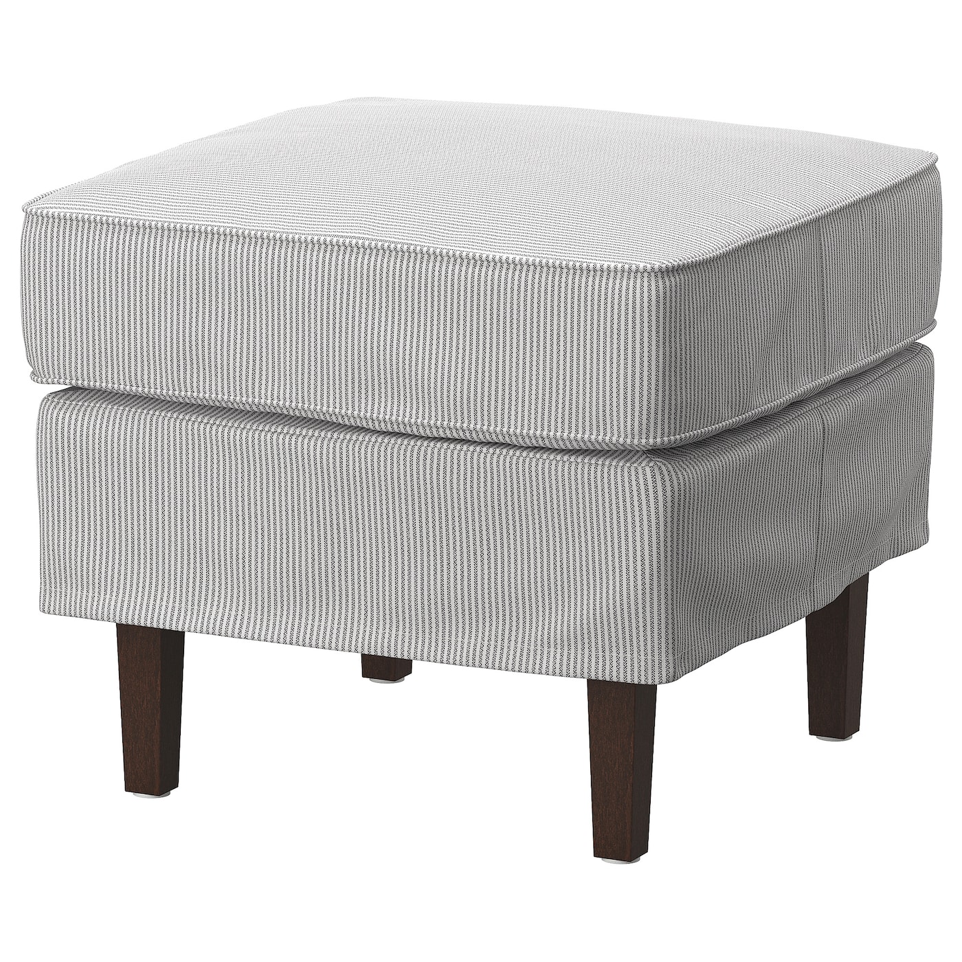 IKEA ROCKSJÖN podnóżek, Klovsta szaro-biały, Wysokość: 47 cm
