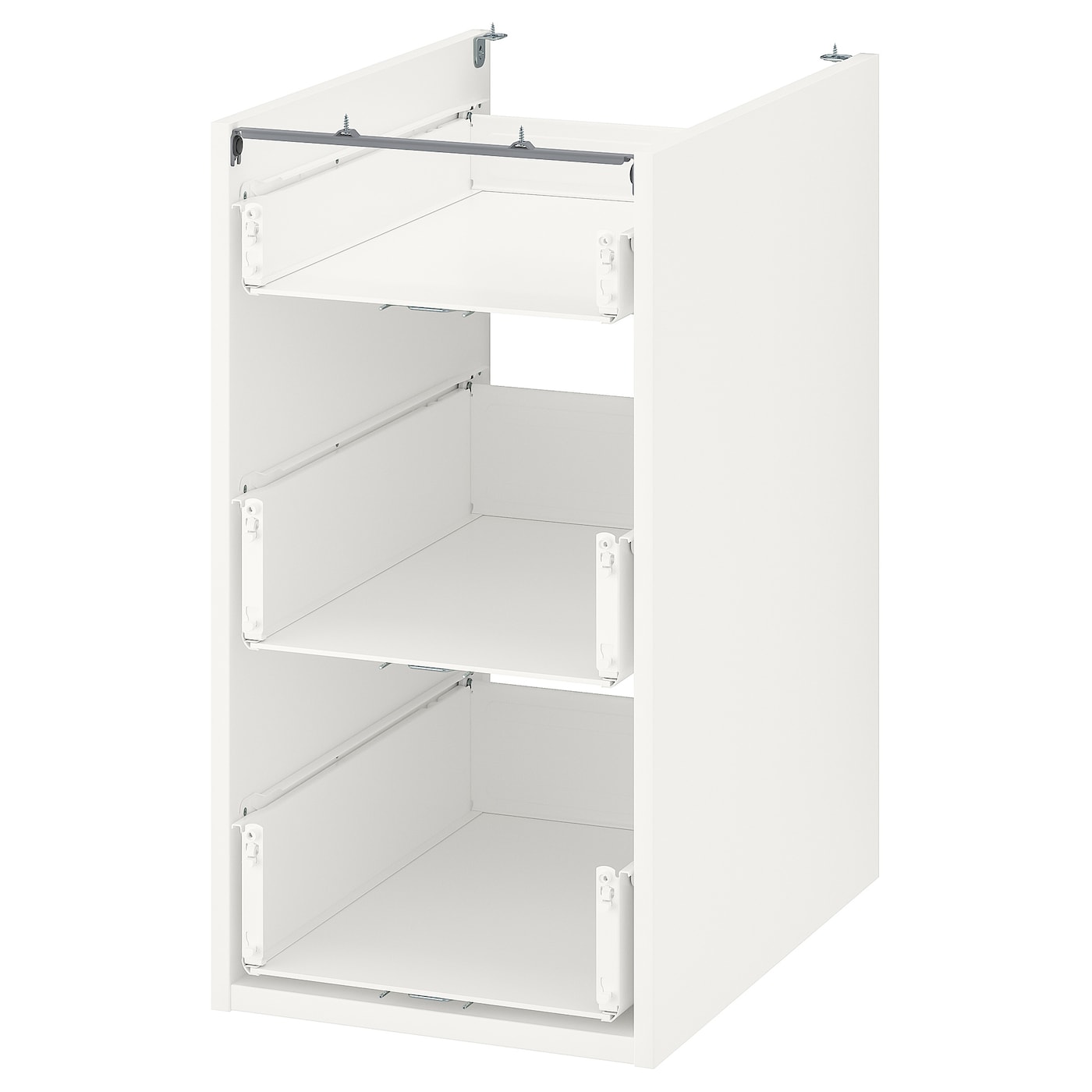 IKEA ENHET szafka stojąca/3 szuflady, biały, 40x60x75 cm