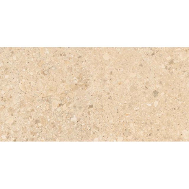 Gres szkliwiony KERMOS TERRAZZO NUOVO beige mat 59,8x119,8 gat. II