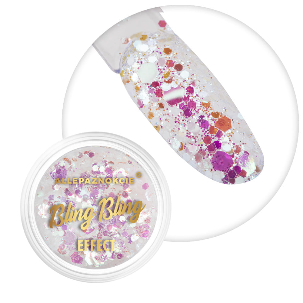 Pyłek do paznokci Bling Bling Effect Allepaznokcie 1 g Nr 03