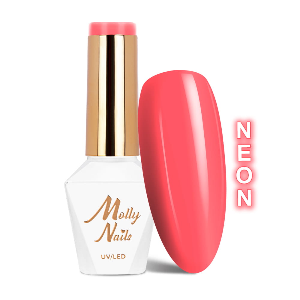 Lakier hybrydowy Molly Nails Neons Sweets HEMA/Di-HEMA Free 8g Nr 74