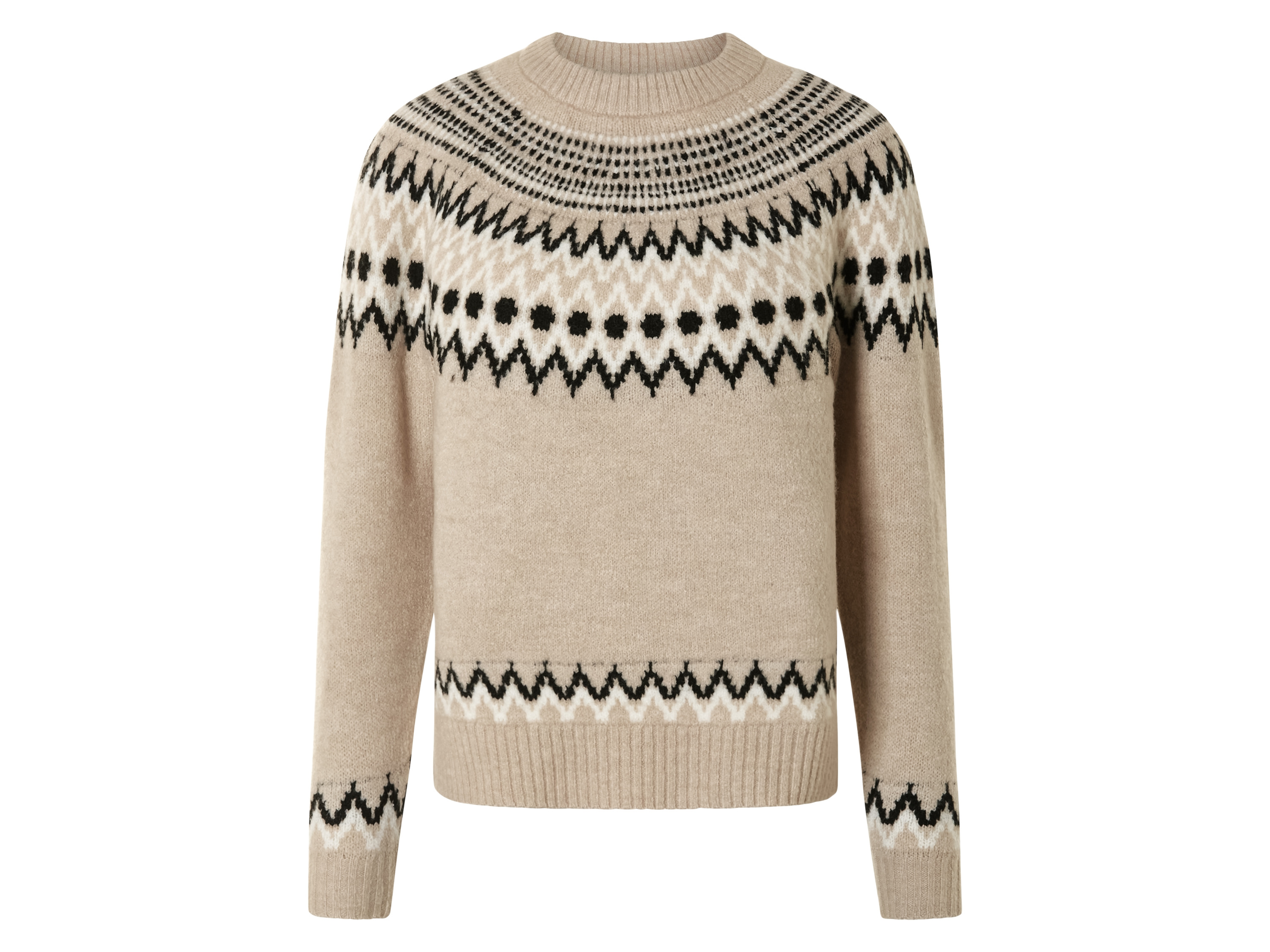 esmara Sweter dzianinowy damski XS 32/34, Beżowy