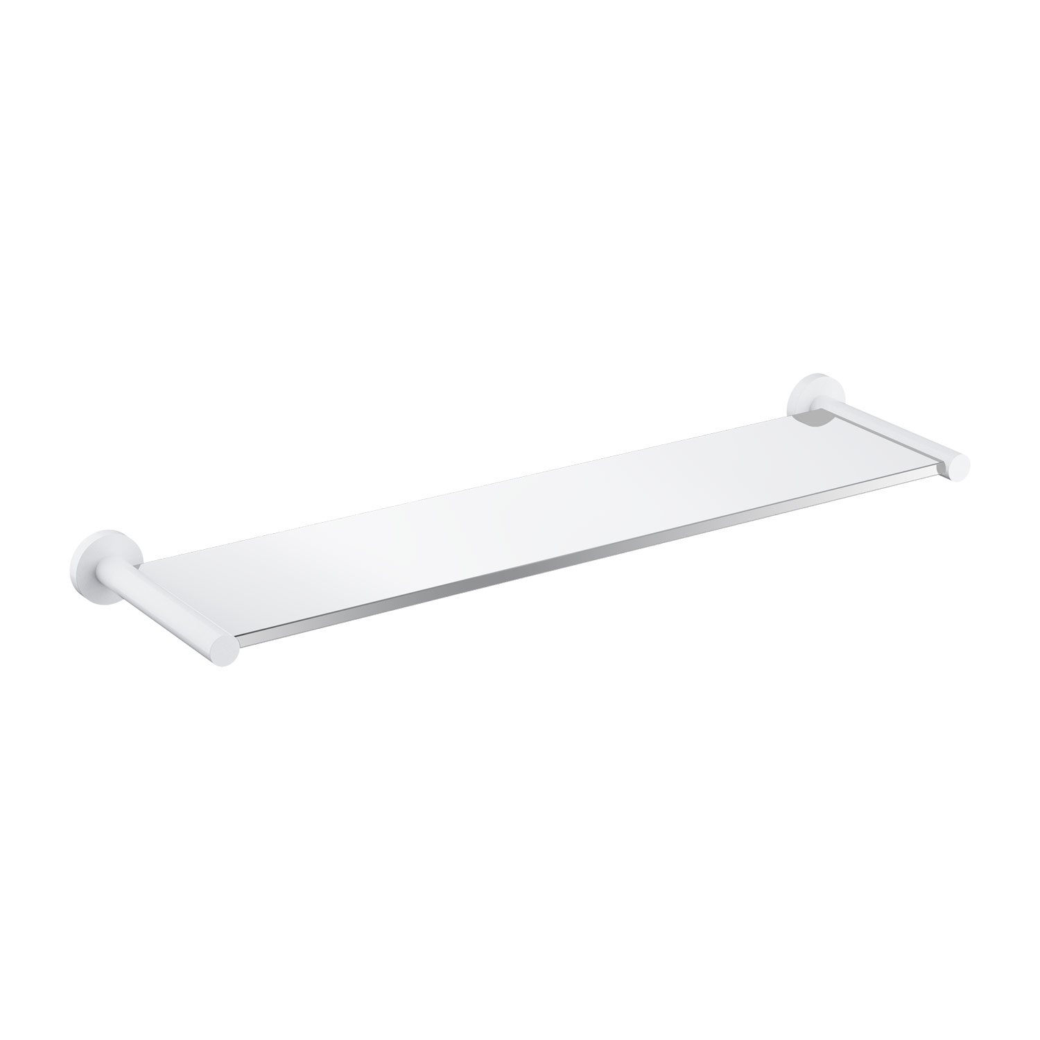 Darmowa Dostawa - Półka łazienkowa 55 cm biała Omnires Modern Project MP60930WM