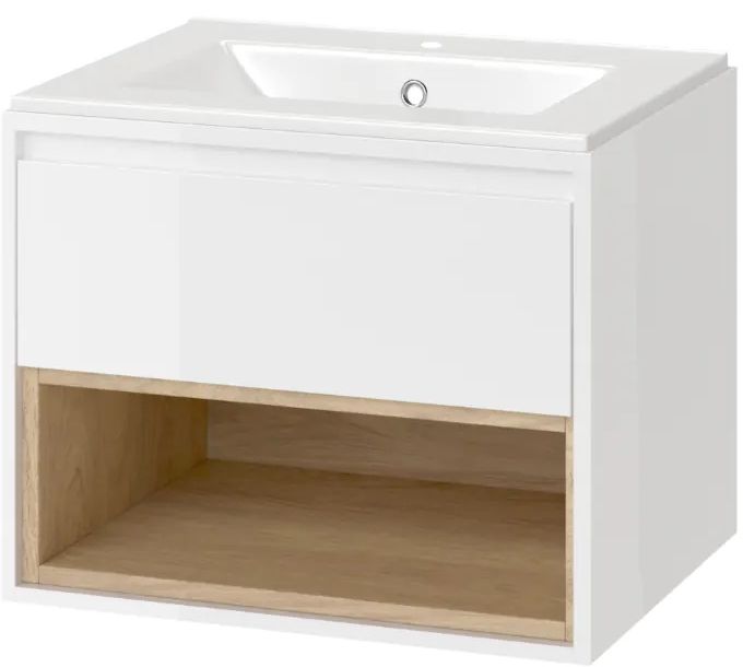 Darmowa Dostawa - Szafka wisząca podumywalkowa 60x45.7 cm Excellent Tuto MLEX0101600WHBL