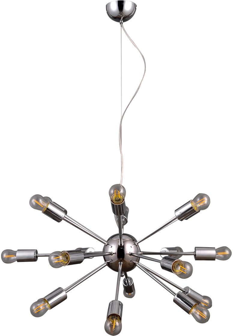 Darmowa Dostawa - Lampa wisząca x40 W chrom Italux Theo AD2000018A