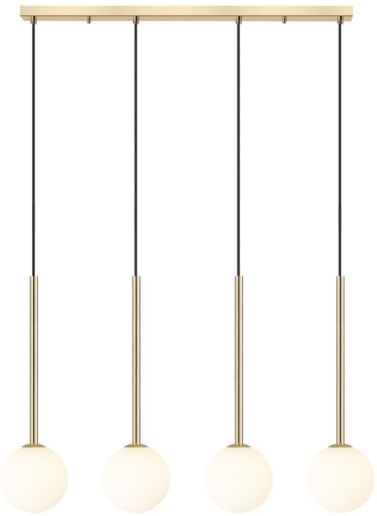 Darmowa Dostawa - Lampa wisząca 4x4 W biała-złota Zuma Line Arcturus P057404DF7AA