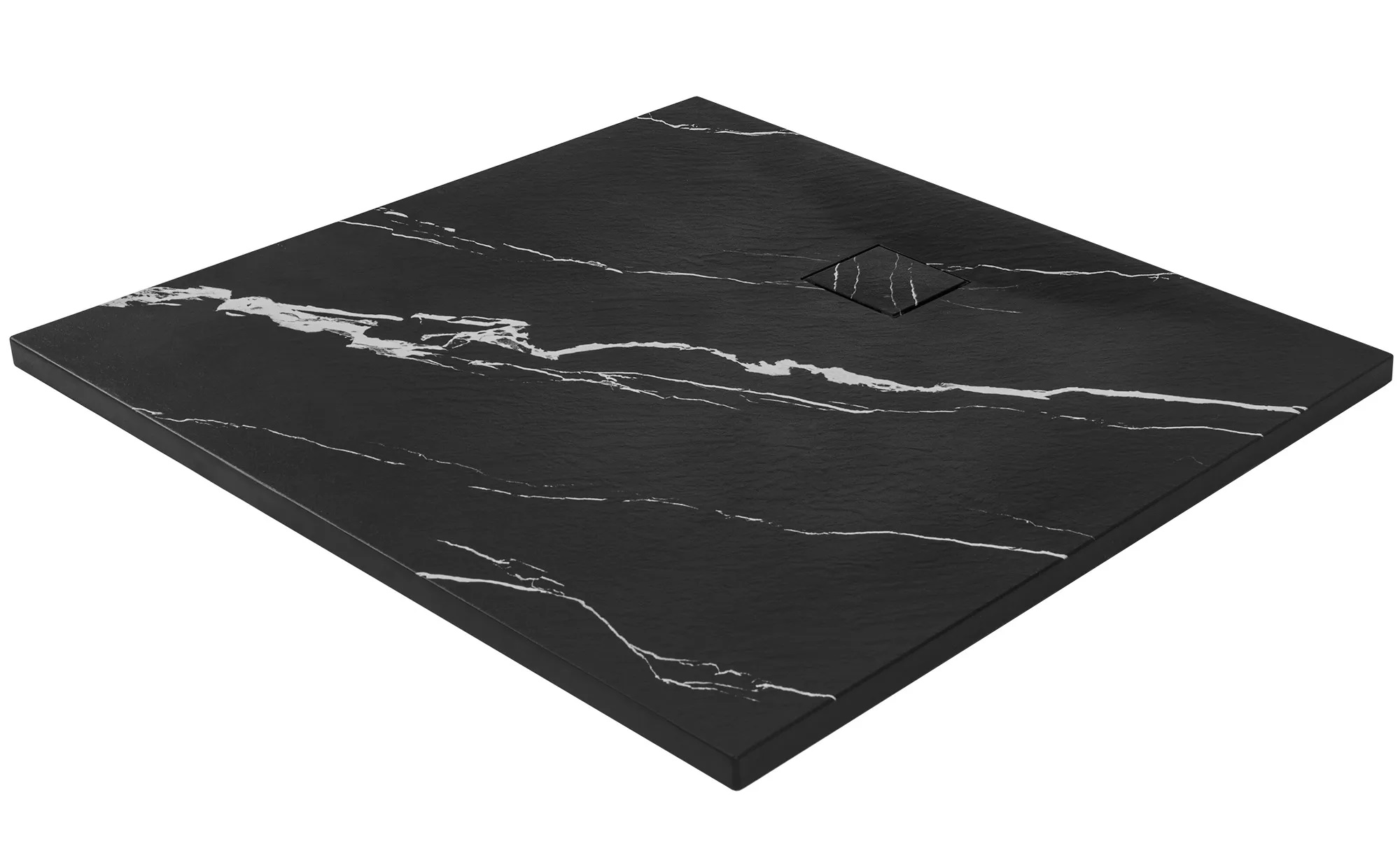 Darmowa Dostawa - Brodzik kwadratowy 90x90 cm czarny Rea Magnum REAK7008