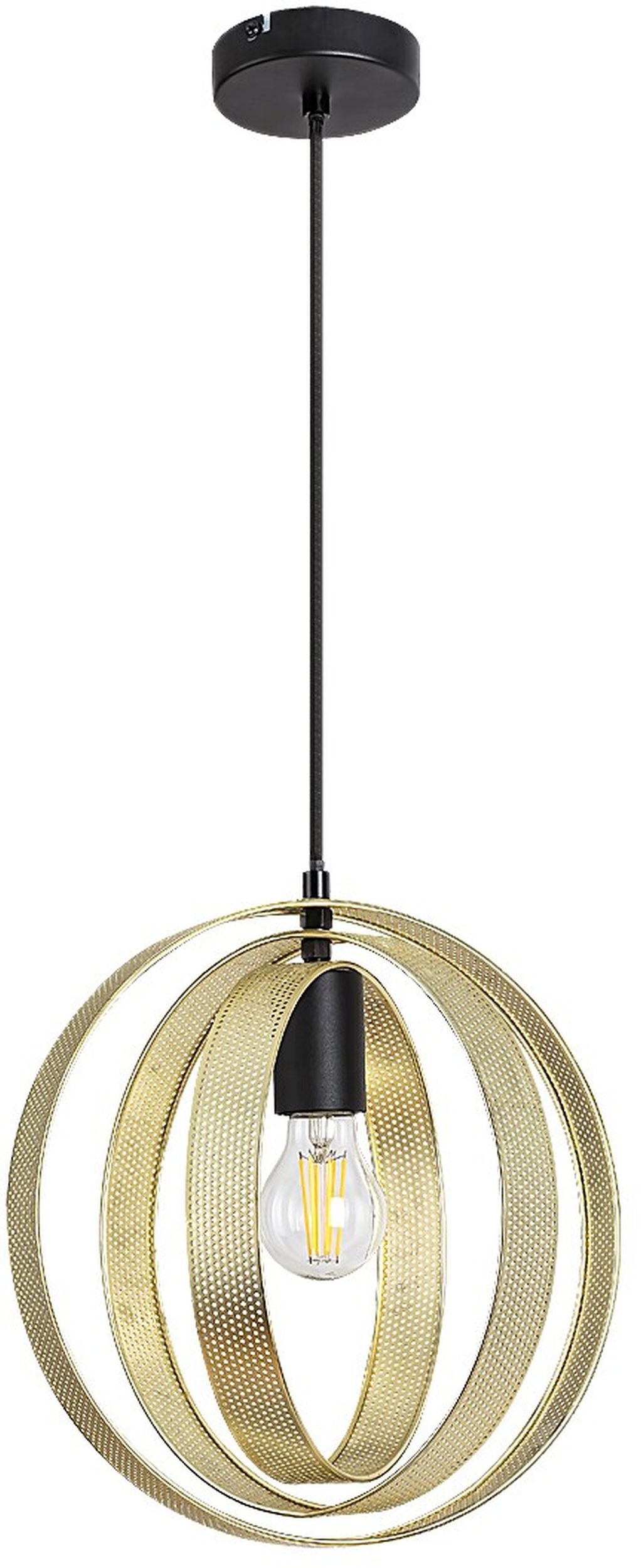 Darmowa Dostawa - Lampa wisząca 1x5 W czarna Rabalux Harlow 3607
