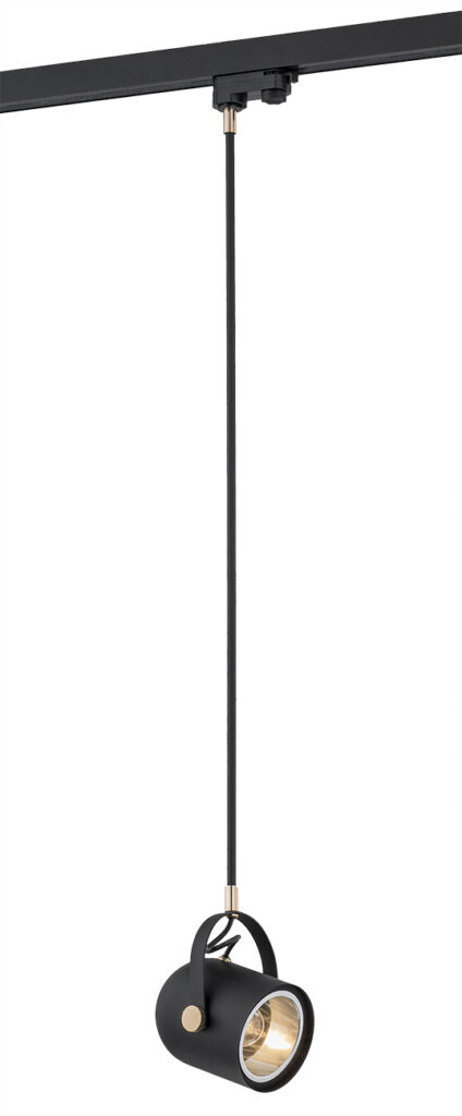 Darmowa Dostawa - Lampa do szyny jednofazowej 1x15 W czarny Argon Net 4314
