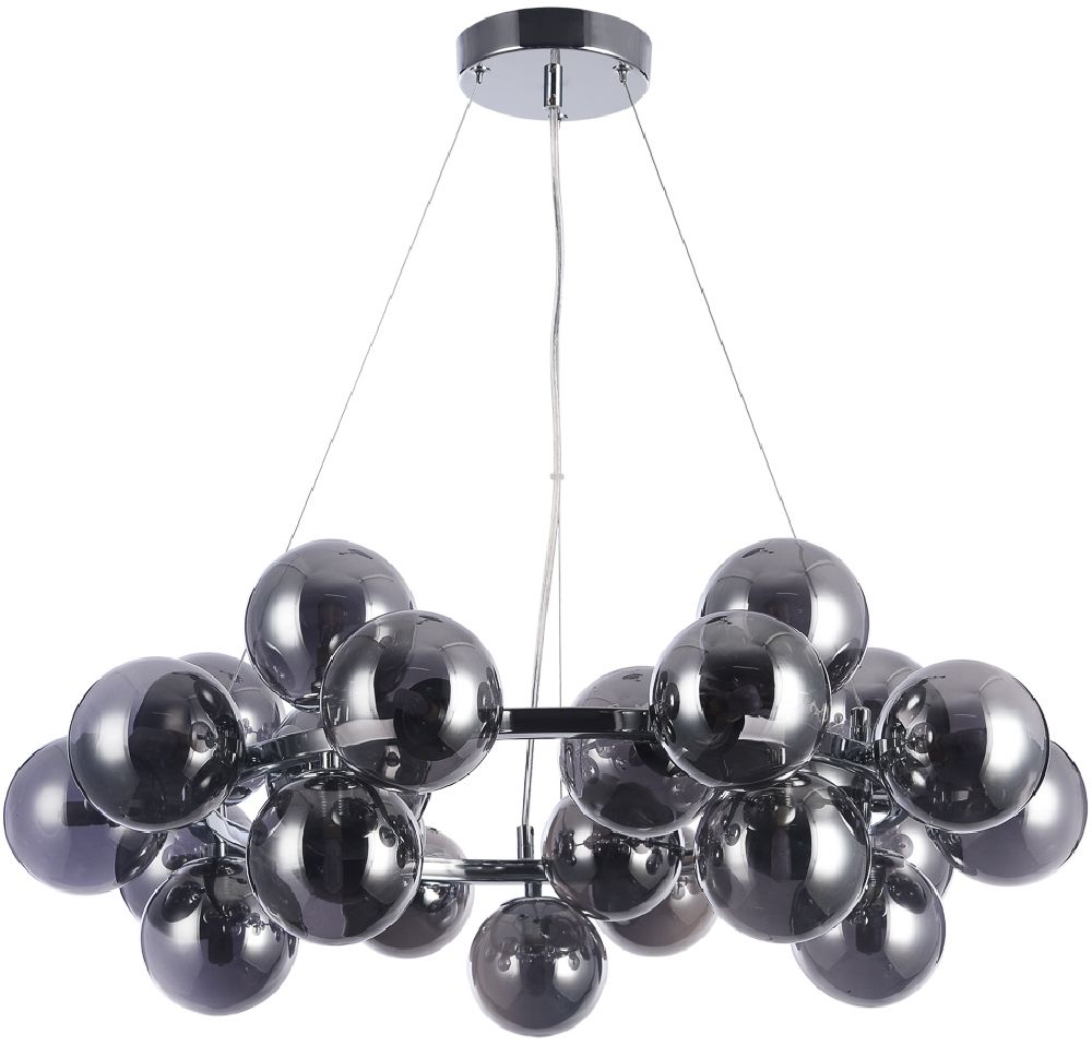Darmowa Dostawa - Lampa wisząca powyżej 6x28 W chrom Italux Cabella PND525225CHSMK