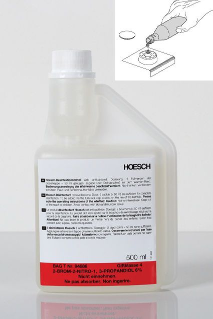 Darmowa Dostawa - Środek czyszczący do wanien, brodzików i kabin 500 ml Hoesch 6923