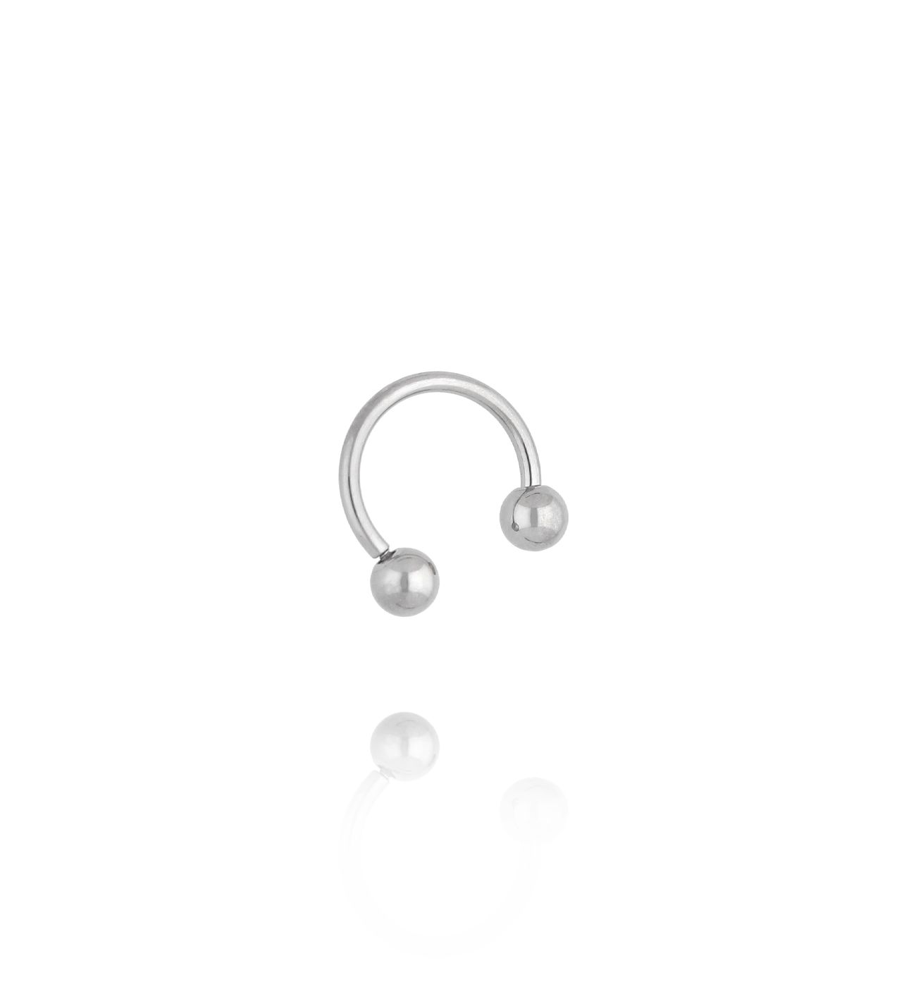 Kolczyk srebrny piercing - By Dziubeka