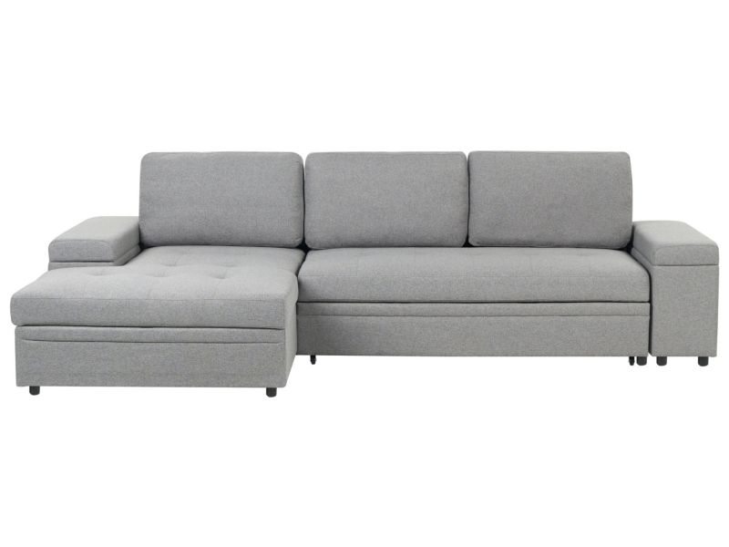 Sofa narożna prawostronna Hrisey Szary Prawostronny 1 szt.
