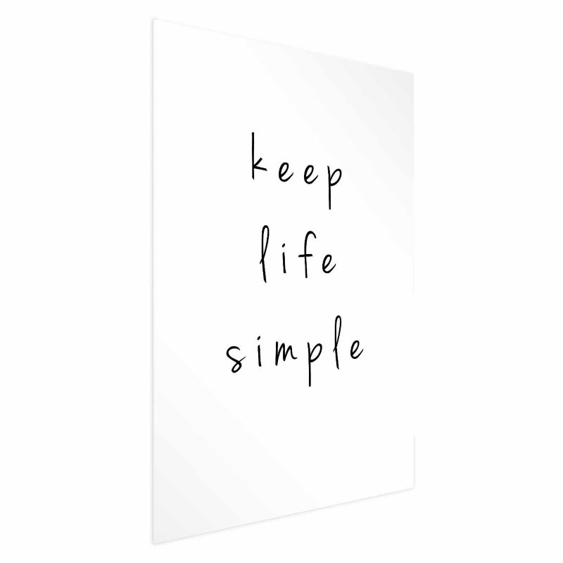 Plakat Artgeist Simple 60x90 cm bez ramy 1 szt