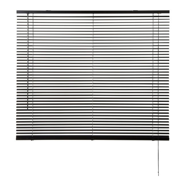 Żaluzja GoodHome aluminiowa Colours Studio 45 x 180 cm czarna