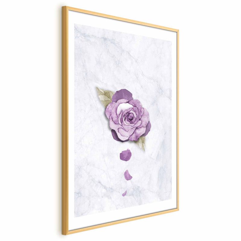 Plakat Artgeist Kres wiosny 60x90 cm z ramą złotą 1 szt