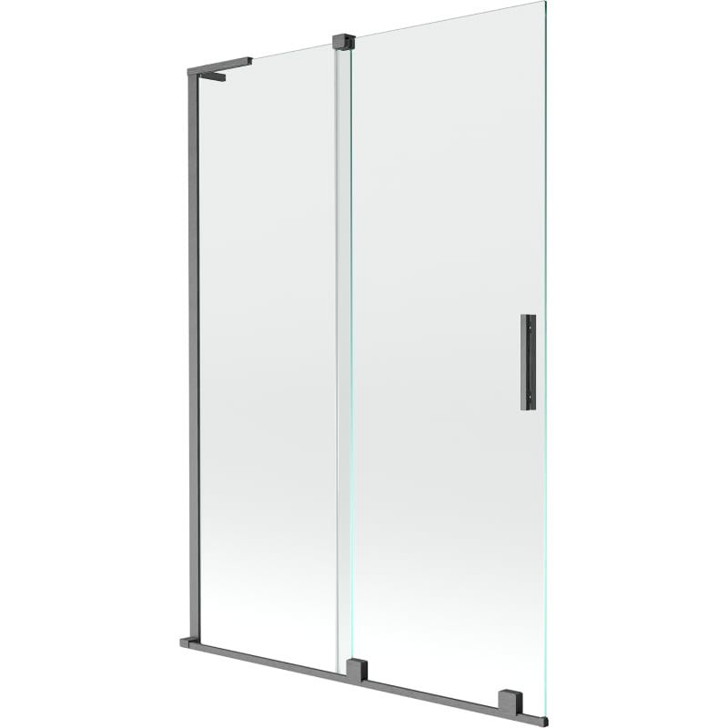 Parawan nawannowy ruchomy Mexen Velar L gun gray 120x150 cm 1 szt.