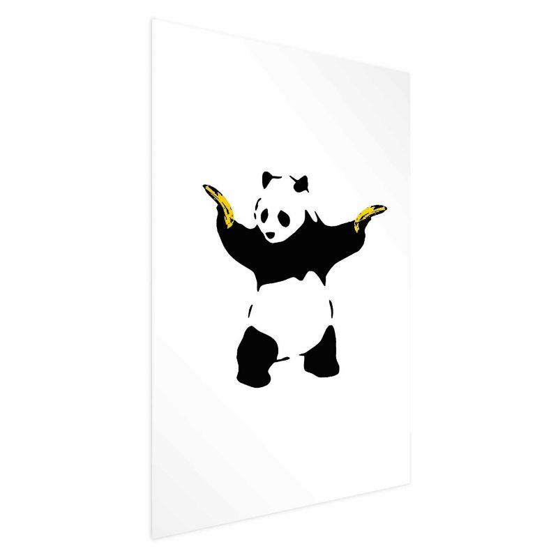 Plakat Artgeist Panda with Guns 21x30 cm bez ramy 1 szt