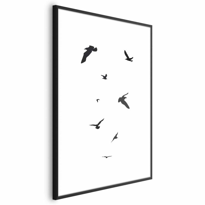 Plakat Artgeist Wieczorny lot 29,7x42 cm z ramą czarną 1 szt