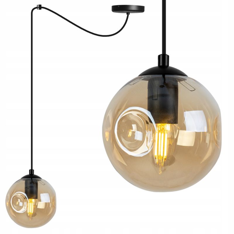 Lampa sufitowa wisząca Light Home LH Spider Rio 1x E27 60W miodowy 1szt.