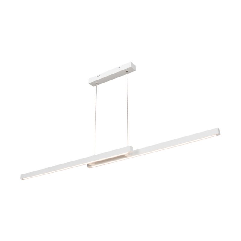 Drewniana Lampa Wisząca SPOT Light 2xLED 28.5W Drewno Bukowe Białe FSC, Ściemniacz Dotykowy, 1 szt.