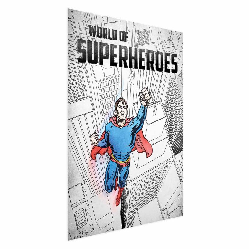 Plakat Artgeist Superheroes 60x90 cm bez ramy 1 szt
