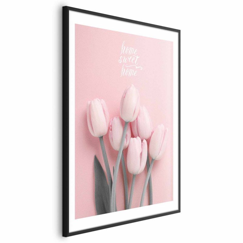 Plakat Artgeist Sześć tulipanów 40x60 cm z ramą czarną 1 szt