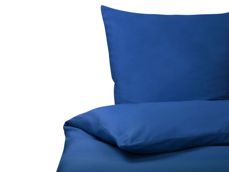 Komplet pościeli Jednolity Harmonridge 220x240 cm Bawełna satynowa Ciemnoniebieski 1 kpl