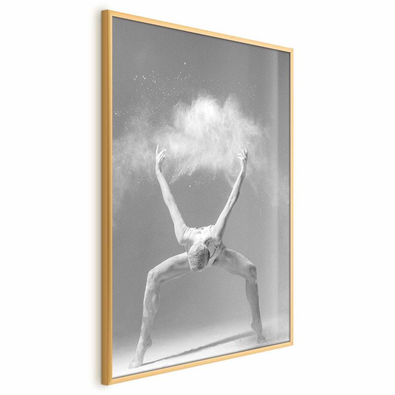 Plakat Artgeist Niesamowita poza 40x60 cm z ramą złotą 1 szt