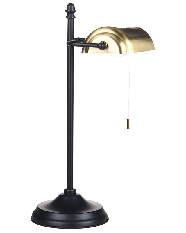 Lampa biurkowa Maraval Metal Czarno-złoty 1 szt.