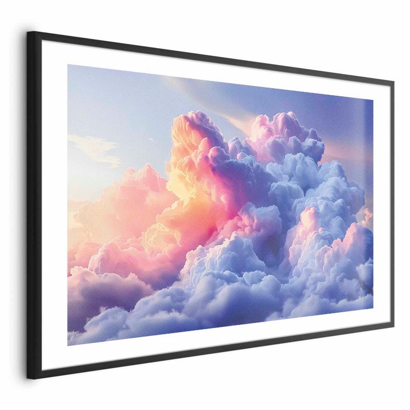 Plakat Artgeist Chmury 60x40 cm z ramą czarną 1 szt